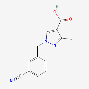 1-(3-Cyanobenzyl)-3-methyl-1H-pyrazole-4-carboxylic acid