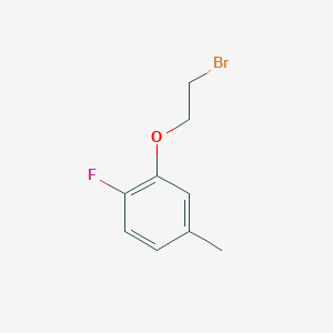 molecular formula C9H10BrFO B1400025 2-(2-Bromoethoxy)-1-fluoro-4-methylbenzene CAS No. 1342644-48-7