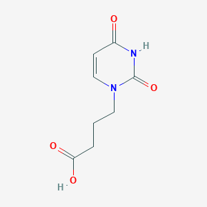 molecular formula C8H10N2O4 B14000252 4-(2,4-Dioxopyrimidin-1-yl)butanoic acid CAS No. 2950-83-6