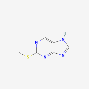 molecular formula C6H6N4S B14000332 2-Methylthiopurine CAS No. 33512-51-5