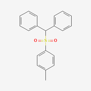 molecular formula C20H18O2S B14000379 1-Benzhydrylsulfonyl-4-methylbenzene CAS No. 5433-78-3