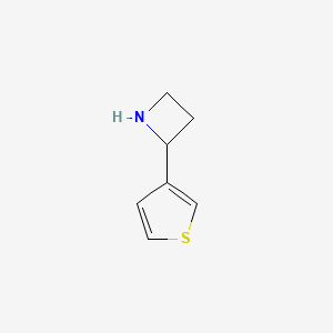 molecular formula C7H9NS B1400045 2-(3-Thienyl)azetidine CAS No. 777886-72-3