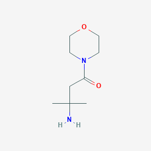 3-Amino-3-methyl-1-(morpholin-4-yl)butan-1-one