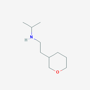 N-[2-(Tetrahydro-2H-pyran-3-yl)ethyl]propan-2-amine