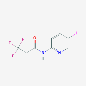 3,3,3-trifluoro-N-(5-iodopyridin-2-yl)propanamide