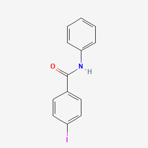 molecular formula C13H10INO B14000580 4-Iodo-n-phenylbenzamide CAS No. 17370-92-2