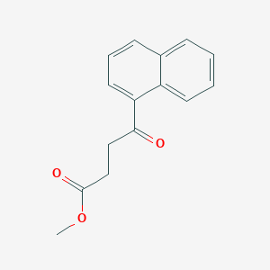 molecular formula C15H14O3 B14000585 Methyl 4-naphthalen-1-yl-4-oxo-butanoate CAS No. 13672-43-0