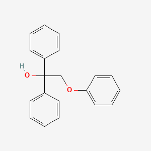 molecular formula C20H18O2 B14000703 2-Phenoxy-1,1-diphenylethanol CAS No. 5432-02-0