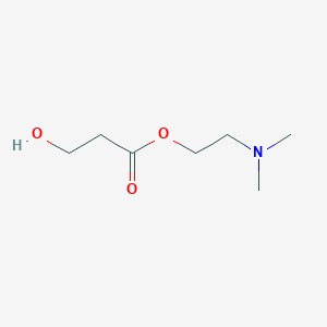 molecular formula C7H15NO3 B14000711 2-Dimethylaminoethyl 3-hydroxypropanoate CAS No. 7404-73-1