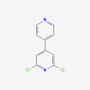 molecular formula C10H6Cl2N2 B14000712 2,6-Dichloro-4,4'-bipyridine CAS No. 116273-61-1