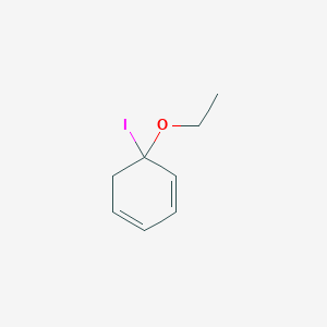 molecular formula C8H11IO B14000716 5-Ethoxy-5-iodo-1,3-cyclohexadiene CAS No. 1184919-51-4