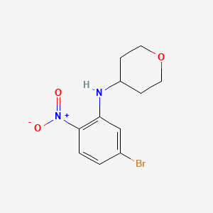 N-(5-bromo-2-nitrophenyl)tetrahydro-2H-pyran-4-amine