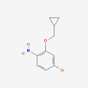 4-Bromo-2-cyclopropylmethoxy-phenylamine