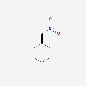 molecular formula C7H11NO2 B14000731 Nitromethylidenecyclohexane CAS No. 27861-39-8