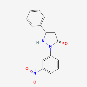 1-(3-nitrophenyl)-3-phenyl-1H-pyrazol-5-ol