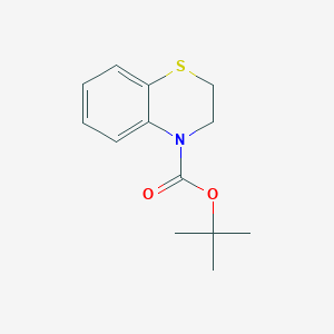 molecular formula C13H17NO2S B1400081 tert-butyl 2H-benzo[b][1,4]thiazine-4(3H)-carboxylate CAS No. 1484094-06-5