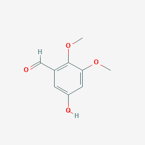 molecular formula C9H10O4 B14000812 5-Hydroxy-2,3-dimethoxybenzaldehyde CAS No. 62648-55-9