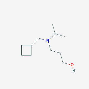 molecular formula C11H23NO B1400086 3-[(Cyclobutylmethyl)(propan-2-yl)amino]propan-1-ol CAS No. 1492942-68-3