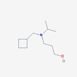 3-[(Cyclobutylmethyl)(propan-2-yl)amino]propan-1-ol