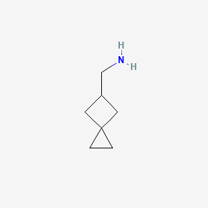 molecular formula C7H13N B1400091 Spiro[2.3]hexan-5-ylmethanamine CAS No. 1495658-59-7