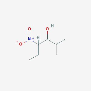 molecular formula C7H15NO3 B14000912 2-Methyl-4-nitrohexan-3-ol CAS No. 20570-71-2