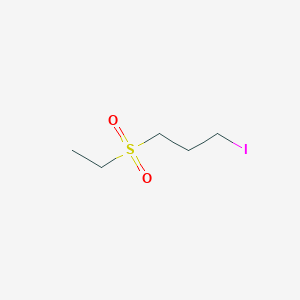 molecular formula C5H11IO2S B1400092 1-Ethanesulfonyl-3-iodopropane CAS No. 1462997-18-7