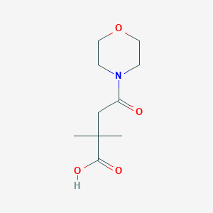 2,2-Dimethyl-4-morpholin-4-yl-4-oxobutyric acid