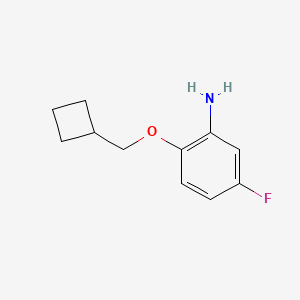 2-Cyclobutylmethoxy-5-fluoroaniline