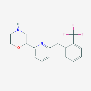 2-(6-(2-(Trifluoromethyl)benzyl)pyridin-2-yl)morpholine