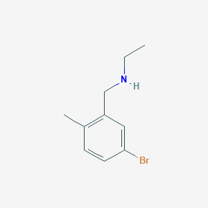 [(5-Bromo-2-methylphenyl)methyl](ethyl)amine