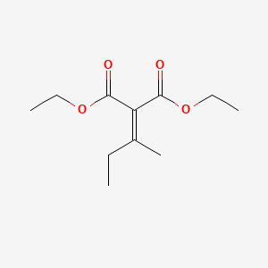 molecular formula C11H18O4 B14001023 Diethyl 2-butan-2-ylidenepropanedioate CAS No. 41589-39-3