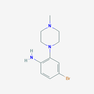 4-Bromo-2-(4-methylpiperazin-1-yl)aniline