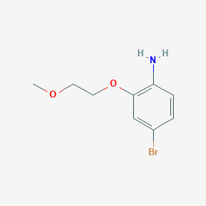 4-Bromo-2-(2-methoxyethoxy)-phenylamine