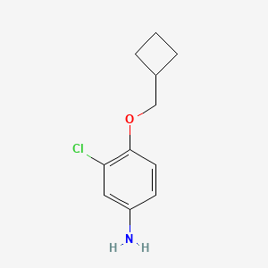 3-Chloro-4-(cyclobutylmethoxy)aniline