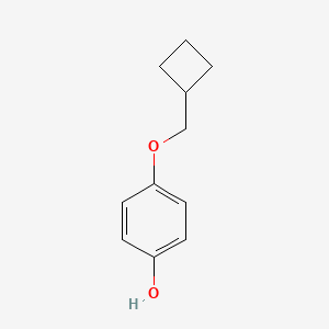 molecular formula C11H14O2 B1400118 4-Cyclobutylmethoxyphenol CAS No. 1351384-50-3