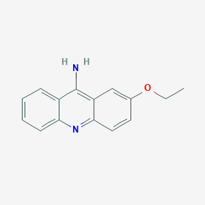 molecular formula C15H14N2O B14001303 2-Ethoxyacridin-9-amine CAS No. 74165-96-1