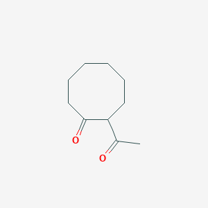 molecular formula C10H16O2 B14001350 2-Acetyl-cyclooctanone CAS No. 17343-99-6