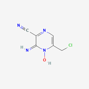 molecular formula C6H5ClN4O B14001351 Agn-PC-0nib1V CAS No. 58091-59-1