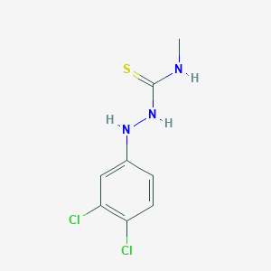 molecular formula C8H9Cl2N3S B14001386 1-(3,4-Dichlorophenyl)-4-methylthiosemicarbazide CAS No. 24244-22-2