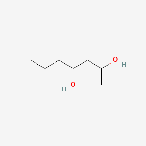 molecular formula C7H16O2 B14001388 2,4-Heptanediol CAS No. 20748-86-1
