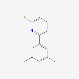 molecular formula C13H12BrN B1400144 2-Bromo-6-(3,5-dimethylphenyl)pyridine CAS No. 1184955-34-7