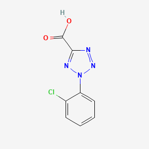 molecular formula C8H5ClN4O2 B1400146 2-(2-Chlorophenyl)-2H-tetrazole-5-carboxylic acid CAS No. 1368525-24-9