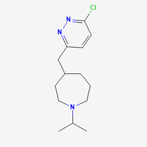 molecular formula C14H22ClN3 B1400148 4-((6-Chloropyridazin-3-yl)methyl)-1-isopropylazepane CAS No. 1361114-45-5
