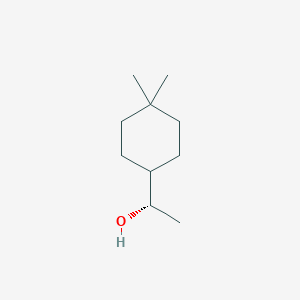 molecular formula C10H20O B1400149 (1S)-1-(4,4-dimethylcyclohexyl)ethan-1-ol CAS No. 1423040-70-3
