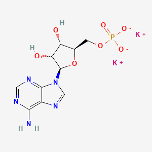 molecular formula C10H12K2N5O7P B14001520 Adenosine Phosphate Dipotassium 