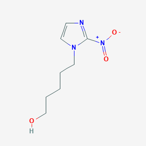 molecular formula C8H13N3O3 B14001526 5-(2-Nitroimidazol-1-yl)pentan-1-ol CAS No. 82184-74-5
