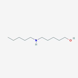 molecular formula C10H23NO B14001589 5-(Pentylamino)pentan-1-ol CAS No. 7402-24-6