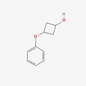 molecular formula C10H12O2 B1400159 3-Phenoxycyclobutan-1-ol CAS No. 1955473-80-9