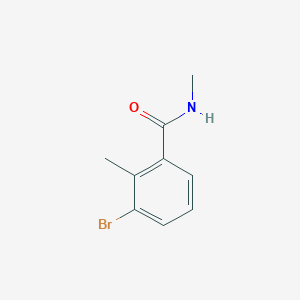 molecular formula C9H10BrNO B1400165 3-bromo-N,2-dimethylbenzamide CAS No. 1310405-49-2