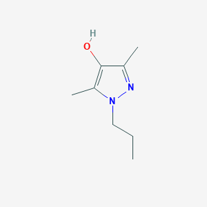 molecular formula C8H14N2O B1400167 3,5-dimethyl-1-propyl-1H-pyrazol-4-ol CAS No. 1489896-29-8